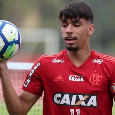  Treino do Flamengo, na foto o jogador Lucas Paquetá 