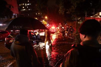  PORTO ALEGRE, RS, BRASIL - 24/07/2018 - Morte de assaltante no bairro Mont'Serrat em Porto Alegre.