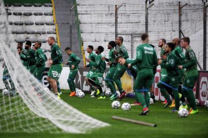  CAXIAS DO SUL, RS, BRASIL, 27/07/2018 - Esporte Clube Juventude treina para enfentar o Fortaleza no sábado, as 16h30, no estádio Alfredo Jaconi, pela série B do Brasileirão.  (Marcelo Casagrande/Agência RBS)