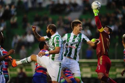  CAXIAS DO SUL, RS, BRASIL 28/07/2018. Juventude x Fortaleza, jogo válido pela 18ª rodada da série B do Campeonato Brasileiro e realizado no estádio Alfredo Jaconi. (Diogo Sallaberry/Agência RBS)