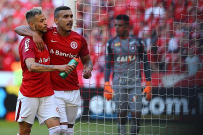  PORTO ALEGRE, RS, BRASIL, 29-07-2018. Jogo entre Inter e Botafogo no Beira-Rio pelo Campeonato Brasileiro. (LAURO ALVES/AGÊNCIA RBS)