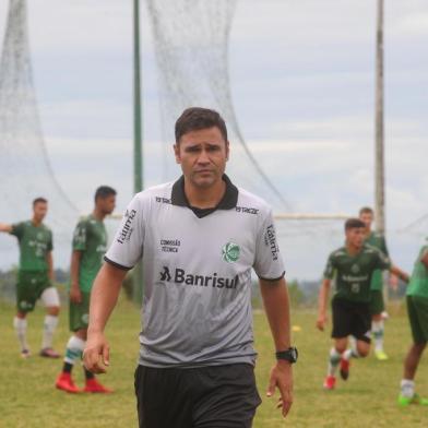  CAXIAS DO SUL, RS, BRASIL (29/12/2017). Técnico Itaqui comanda o Juventude Sub 20 na Copa São Paulo. (Roni Rigon/Pioneiro).