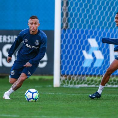 grêmio, treino, everton