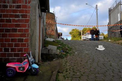  CAXIAS DO SUL, RS, BRASIL, 31/07/2018Homicídio no bairro 1º de Maio. (Lucas Amorelli/Agência RBS)