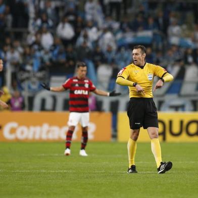  PORTO ALEGRE, RS, BRASIL, 01.08.2018. Grêmio enfrenta o Flamengo em partida válida pelas quartas de final da Copa do Brasil 2018, na Arena. Foto: André Ávila/Agência RBS