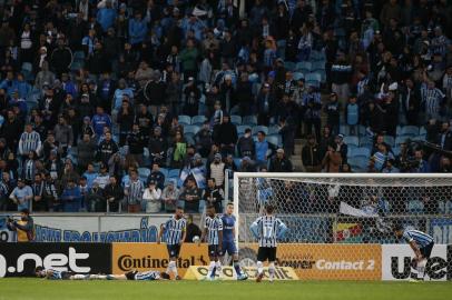  PORTO ALEGRE, RS, BRASIL, 01.08.2018. Grêmio enfrenta o Flamengo em partida válida pelas quartas de final da Copa do Brasil 2018, na Arena. Foto: André Ávila/Agência RBS