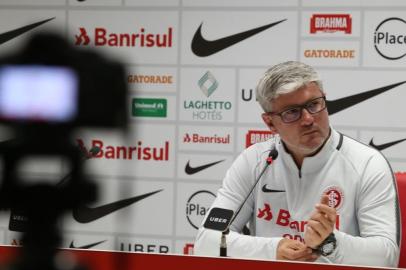  PORTO ALEGRE, RS, BRASIL, 03/08/2018 -  Coletiva do Inter da manhã desta Sexta Feira. Foto - Odair Hellmann. (FOTOGRAFO: FERNANDO GOMES / AGENCIA RBS)