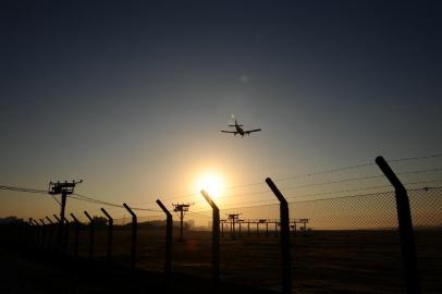  Foto do tempo no aeroporto Salgado Filho.