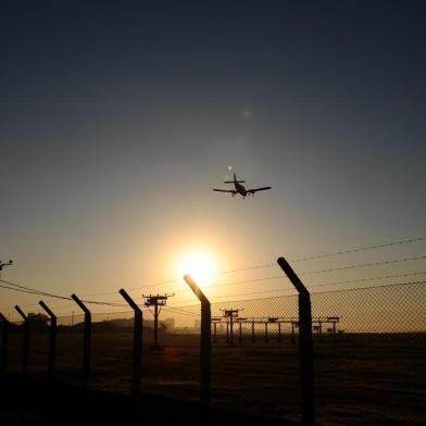  Foto do tempo no aeroporto Salgado Filho.