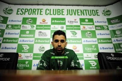  CAXIAS DO SUL, RS, BRASIL, 18/05/2018 - Jogadores do Esporte Clube Juventude. NA FOTO: volante Lucas. (Marcelo Casagrande/Agência RBS)