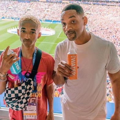 Jaden e Will Smith na Copa do Mundo da Rússia