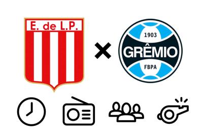 Estudiantes, Grêmio, escudos