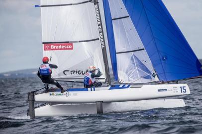 2018 Hempel Sailing World ChampionshipsAarhus, Denmark is hosting the 2018 Hempel Sailing World Championships from 30 July to 12 August 2018. More than 1,400 sailors from 85 nations are racing across ten Olympic sailing disciplines as well as Mens and Womens Kiteboarding. 40% of Tokyo 2020 Olympic Sailing Competition places will be awarded in Aarhus as well as 12 World Championship medals. ©JESUS RENEDO/SAILING ENERGY/AARHUS 2018. 05 August, 2018.Indexador: Sailing EnergyFotógrafo: Official Photographer