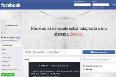 Previamente Hígido, página criada no Facebook por alunos da Faculdade de Medicina da UFRGS para expor relatos sobre distúrbios emocionais, ideação suicida, tentativas de suicídio e assédio moral por parte de professores.