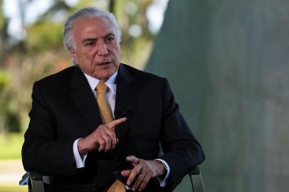  O presidente Michel Temer concede entrevista ao Programa Corredores do Poder, da Empresa Brasil de Comunicação (EBC).