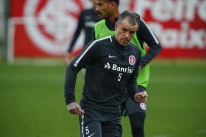  PORTO ALEGRE, RS, BRASIL, 09/08/2018 -  Treino do Inter, que ocorreu na manhã dessa Quinta Feira. (FOTOGRAFO: FÉLIX ZUCCO / AGENCIA RBS)