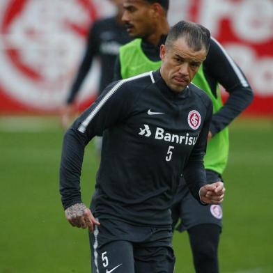  PORTO ALEGRE, RS, BRASIL, 09/08/2018 -  Treino do Inter, que ocorreu na manhã dessa Quinta Feira. (FOTOGRAFO: FÉLIX ZUCCO / AGENCIA RBS)