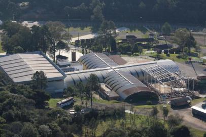 Parque da Fenachamp, em Garibaldi, ganhará novo pavilhão para a próxima edição do evento