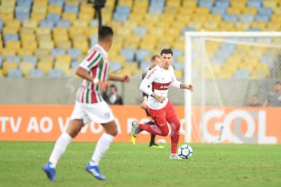  PORTO ALEGRE, RS, BRASIL, 13-08-2018. Inter enfrenta o Fluminense no MaracanãPartida é válida pela 18ª rodada do Brasileirão. (RICARDO DUARTE/INTE-R)