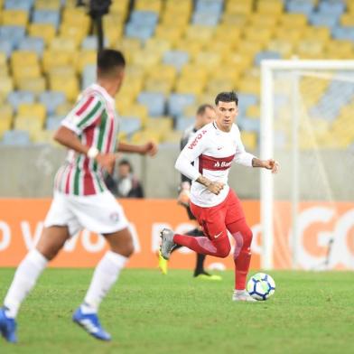  PORTO ALEGRE, RS, BRASIL, 13-08-2018. Inter enfrenta o Fluminense no MaracanãPartida é válida pela 18ª rodada do Brasileirão. (RICARDO DUARTE/INTE-R)