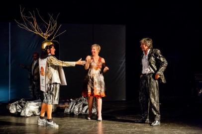  PORTO ALEGRE, RS, BRASIL, 14/05/2018  : Ensaio da peça Inimigos na Casa de Bonecas. Teatro do Museu do Trabalho (Omar Freitas/Agência RBS)Indexador: Omar Freitas