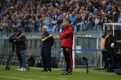  PORTO ALEGRE, RS, BRASIL, 01.08.2018. Grêmio enfrenta o Flamengo em partida válida pelas quartas de final da Copa do Brasil 2018, na Arena. Foto: André Ávila/Agência RBS