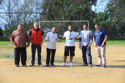  PORTO ALEGRE, RS, BRASIL, 14/082018: A Prefeitura perdeu os recursos provenientes de emenda parlamentar federal, no valor de R$ 340 mil, para a construção de quadra poliesportiva, com iluminação, no Campo do Vermelhão, na Vila Maria da ConceiçãoIndexador: ISADORA NEUMANN