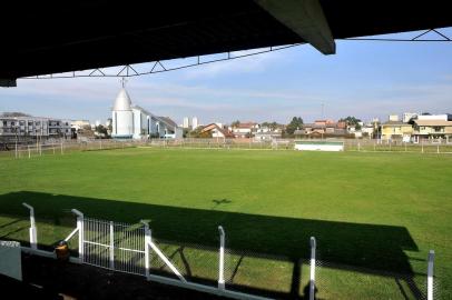  CAXIAS DO SUL, RS, BRASIL, 14/08/2018Campo municipal: Prefeitura determina que campanhas políticas podem ser feitas apenas no campo municipal no parque cinquentenário