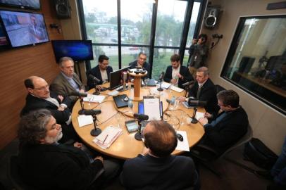  PORTO ALEGRE, RS, BRASIL - 16/08/2018 - Debate na Rádio Gaúcha nesta quinta-feira. (Fernando Gomes/Agência RBS)