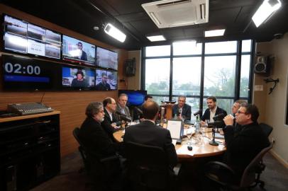  PORTO ALEGRE, RS, BRASIL - 16/08/2018 - Debate na Rádio Gaúcha nesta quinta-feira. (Fernando Gomes/Agência RBS)