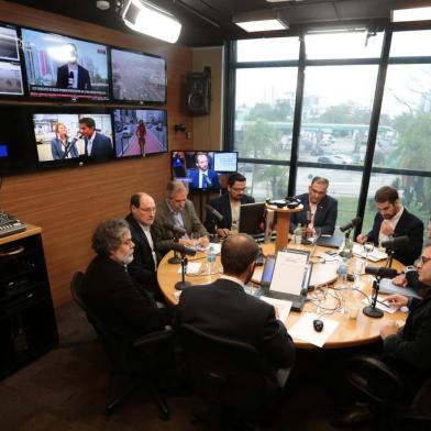  PORTO ALEGRE, RS, BRASIL - 16/08/2018 - Debate na Rádio Gaúcha nesta quinta-feira. (Fernando Gomes/Agência RBS)