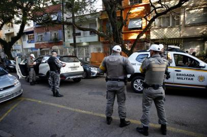  PORTO ALEGRE, RS, BRASIL, 16-08-2018. Tiroteio no bairro Bom Fim. (ANDRÉ ÁVILA/AGÊNCIA RBS)