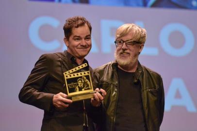 Gramado - RS 18/08/2018 - 46º Festival de Cinema de Gramado - Carlos Saldanha recebe Troéu Eduardo Abelin - Foto: Fabio Winter / Pressphoto