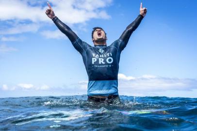 Gabriel Medina (BRA) Winner of the Tahiti Pro 2018 ,Teahupoo, French Polynesia