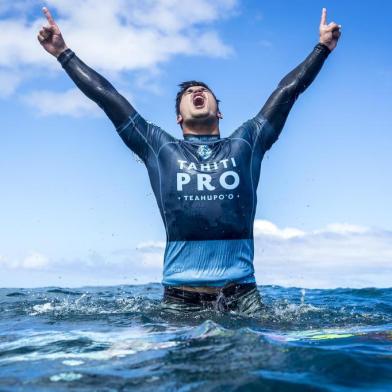 Gabriel Medina (BRA) Winner of the Tahiti Pro 2018 ,Teahupoo, French Polynesia