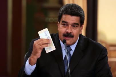 17/08/2018, CARACAS, Nicolas Maduro apresenta novo plano econômico da Venezuela e nova moeda