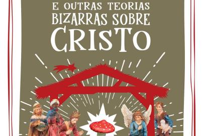 Foto de divulgação do livro livro Cogumelo Jesus e outras teorias bizarras sobre Cristo, de Paulo Schmidt