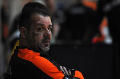  CARLOS BARBOSA, RS, BRASIL 14/08/2018ACBF treina em seu ginásio antes de embarcar para o Mundial de Futsal  que será disputado na Tailandia. (Felipe Nyland/Agência RBS)