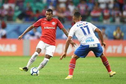  SALVADOR, BA, BRASIL, 22-08-2018. Inter enfrenta o Bahia pela 20º Rodada do Brasileirão. (RICARDO DUARTE/INTER)