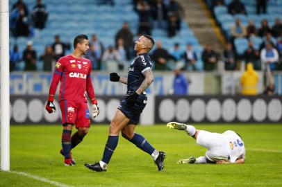  PORTO ALEGRE, RS, BRASIL, 22-08-2018. Grêmio joga contra o Cruzeiro na Arena pelo Campeonato Brasileiro. (FÉLIX ZUCCO/AGÊNCIA RBS)