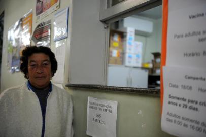 CAXIAS DO SUL, RS, BRASIL 20/08/2018Falta de medicamentos na UBS da região norte da cidade. Na foto: Maria Regina de Melo Ferreira, ela procura anticoncepcional para a filha de 18 anos.  (Felipe Nyland/Agência RBS)