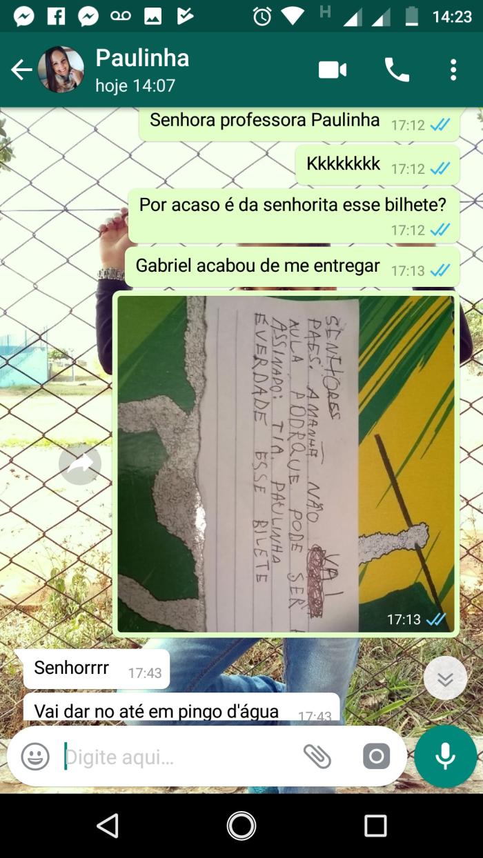 reprodução / whatsapp