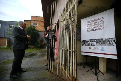  PORTO ALEGRE, RS, BRASIL, 24.08.2018. Programa brasileiro de reassentamento solidário de refugiados. Ministros Eliseu Padilha e Alberto Beltrame visitarão locais no RS que receberão imigrantes venezuelanos nos próximos dias.Foto: Lauro Alves/Agência RBS