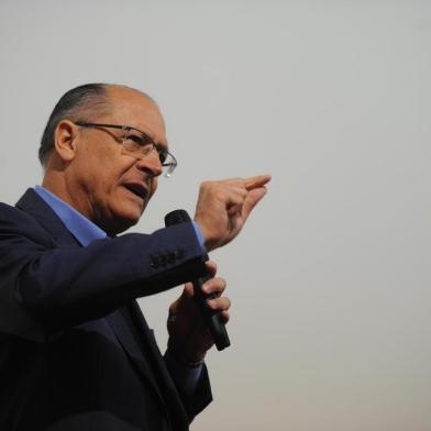  CAXIAS DO SUL, RS, BRASIL 28/08/2018Candidato do PSDB a presidente, Geraldo Alckmin na CIC de Caxias do Sul. (Felipe Nyland/Agência RBS)