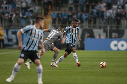  PORTO ALEGRE, RS, BRASIL, 28-08-2018. Grêmio enfrenta em jogo de volta o Estudiantes pela Libertadores da América na Arena. (ANDRÉ ÁVILA/AGÊNCIA RBS)