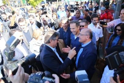  ESTEIO, RS, BRASIL, 28/08/2018 - Geraldo Alckmin na Expointer (FARSUL). (FOTOGRAFO: LAURO ALVES / AGENCIA RBS)