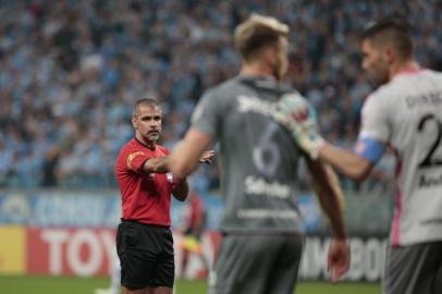  PORTO ALEGRE, RS, BRASIL, 28-08-2018. Grêmio enfrenta em jogo de volta o Estudiantes pela Libertadores da América na Arena. (ANDRÉ ÁVILA/AGÊNCIA RBS)