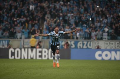  PORTO ALEGRE, RS, BRASIL, 28-08-2018. Grêmio enfrenta em jogo de volta o Estudiantes pela Libertadores da América na Arena. (ANDRÉ ÁVILA/AGÊNCIA RBS)