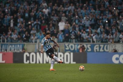  PORTO ALEGRE, RS, BRASIL, 28-08-2018. Grêmio enfrenta em jogo de volta o Estudiantes pela Libertadores da América na Arena. (ANDRÉ ÁVILA/AGÊNCIA RBS)