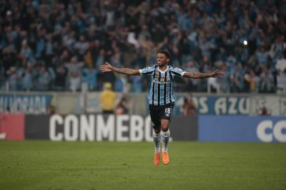  PORTO ALEGRE, RS, BRASIL, 28-08-2018. Grêmio enfrenta em jogo de volta o Estudiantes pela Libertadores da América na Arena. (ANDRÉ ÁVILA/AGÊNCIA RBS)